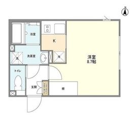 アレーロ三軒茶屋3 301 間取り図