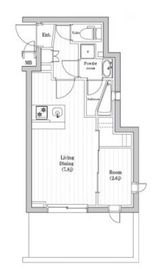 レジデンス東中野ガーデン 403 間取り図