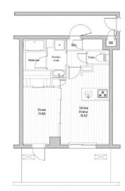 レジデンス東中野ガーデン 404 間取り図