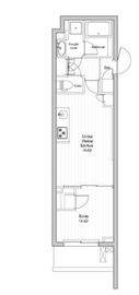 レジデンス東中野ガーデン 409 間取り図