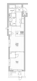レジデンス東中野ガーデン 109 間取り図