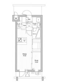 レジデンス東中野ガーデン 307 間取り図