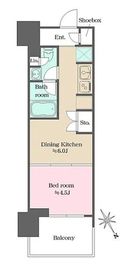 ウエリスアーバン水天宮前 1102 間取り図