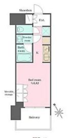 ウエリスアーバン水天宮前 1128 間取り図