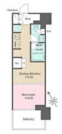 ウエリスアーバン水天宮前 1131 間取り図
