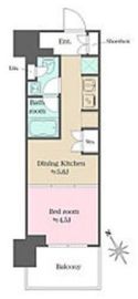 ウエリスアーバン水天宮前 324 間取り図