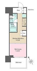 ウエリスアーバン水天宮前 338 間取り図