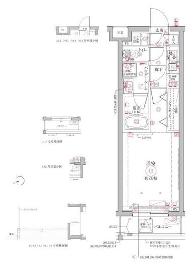 クレイシアIDZ祐天寺Ⅱ 1階 間取り図