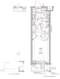 クレイシアIDZ祐天寺Ⅱ 3階 間取り図