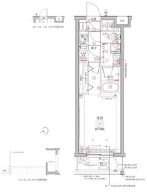 クレイシアIDZ祐天寺Ⅱ 1階 間取り図