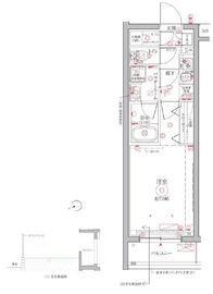 クレイシアIDZ祐天寺Ⅱ 1階 間取り図