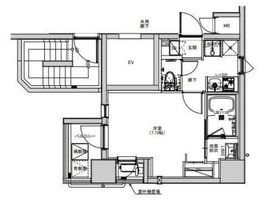 S-RESIDENCE綾瀬rivie (エスレジデンス綾瀬リヴィエ) 1003 間取り図