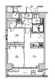 S-RESIDENCE綾瀬rivie (エスレジデンス綾瀬リヴィエ) 1102 間取り図