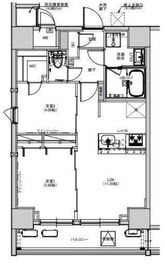 S-RESIDENCE綾瀬rivie (エスレジデンス綾瀬リヴィエ) 1201 間取り図