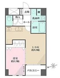 アビオン中野坂上 A221 間取り図