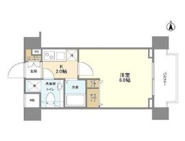 エクセリア九段 503 間取り図