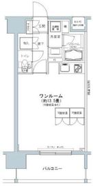 パークキューブ板橋本町 203 間取り図
