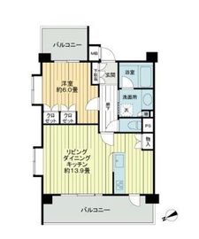 リステージ赤羽台ヒルトップテラス 2階 間取り図