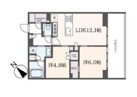 アトラス青山レジデンシャル 6階 間取り図