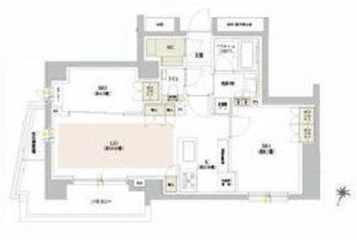 オープンレジデンシア小石川ヒルズ 4階 間取り図