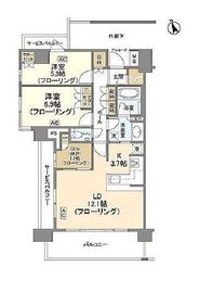ブランズ小竹向原 6階 間取り図