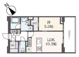 アトラス青山レジデンシャル 8階 間取り図