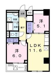 ロワン・セレスト 801 間取り図