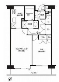 ステラメゾン武蔵小山 7階 間取り図