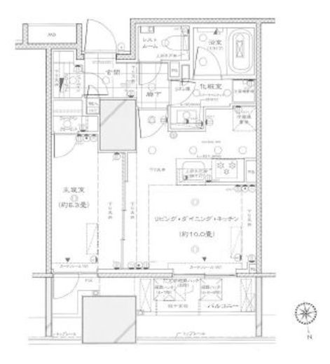 ディアナコート文京本郷台 3階 間取り図