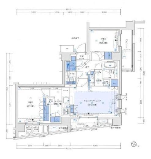 パークナード目黒カレン 4階 間取り図