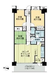 東京マスタープレイス 6階 間取り図