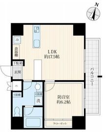 LUMIEC AZABUJUBAN (ルミーク麻布十番) 201 間取り図