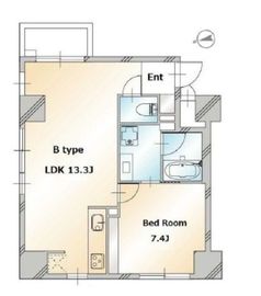 ドミールDuo自由が丘 3階 間取り図