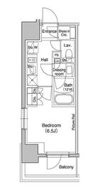 ブリリアンクラス高円寺 207 間取り図