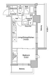 ブリリアンクラス高円寺 704 間取り図