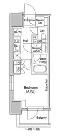 ブリリアンクラス高円寺 1207 間取り図
