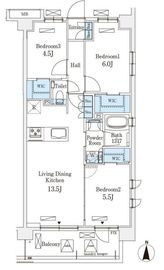 アヴァンカーサ町屋 401 間取り図