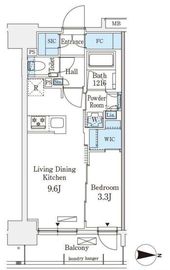 アヴァンカーサ町屋 903 間取り図