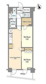 グランカーサ溝の口 407 間取り図