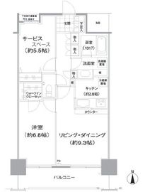 イストワール 503 間取り図