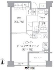 エーデル練馬 304 間取り図