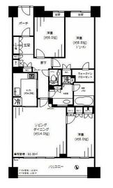 クリオレミントンハウス阿佐ヶ谷 2階 間取り図