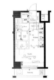 アーバイル三軒茶屋 4階 間取り図