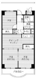 ビレッジハウス芝浦タワー 1-604 間取り図