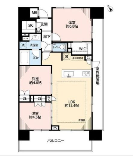 プレシス田端ノワール 11階 間取り図
