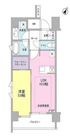 リヴェール赤坂 901 間取り図