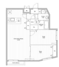 雑司ヶ谷プレイス 201 間取り図