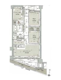 イニシア東武練馬 1階 間取り図