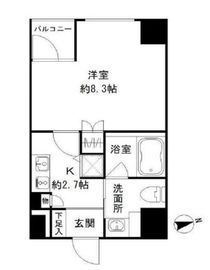 アーバンスタイル立川 104 間取り図