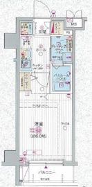 エステムプラザ池袋ザ・ヴィンテージ 7階 間取り図